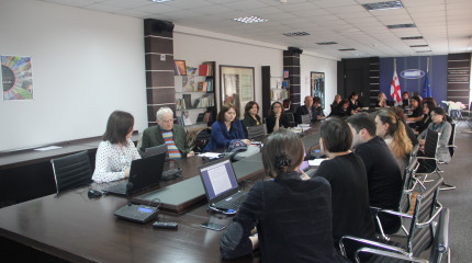 Consultation meeting about the 2018 Call for supporting Georgian Scientists’ participation in the EU framework programme for Research and Innovation “ ...
