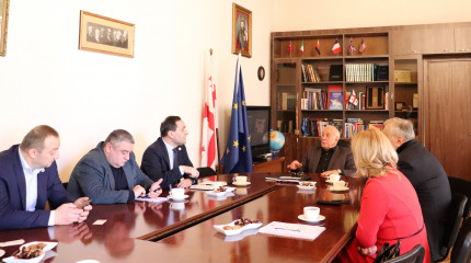 ფონდის გენერალური დირექტორის სამუშაო შეხვედრა საქართველოს მეცნიერებათა ეროვნულ აკადემიაში