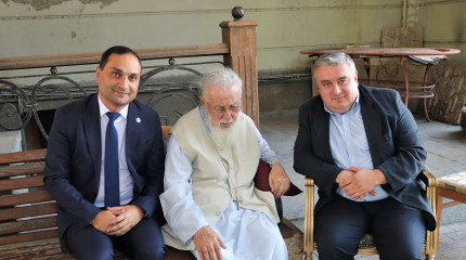 შეხვედრა სრულიად საქართველოს კათოლიკოს პატრიარქთან 