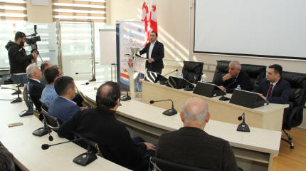 Meeting of the Director General of Rustaveli Foundation at Georgian University