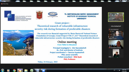 “Theoretical research of vulnerable infrastructure security risk during formation of predictable disasters“ 