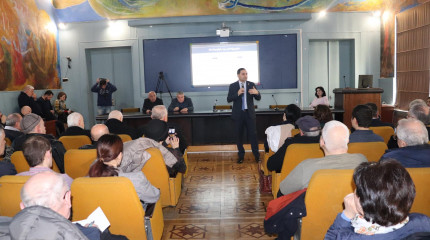 ფონდის გენერალური დირექტორის შეხვედრა საქართველოს ტექნიკურ უნივერსიტეტში
