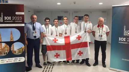  Remarkable Success of the Georgian national team at the International Informatics Olympiad 