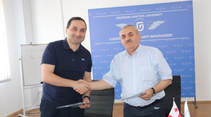Georgian Aviation University hosted the Director General of Shota Rustaveli National Science Foundation of Georgia