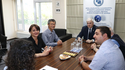რუსთაველის სამეცნიერო ფონდის გენერალური დირექტორი იაპონიის მაღალი ენერგიების ამაჩქარებლების კვლევითი ორგანიზაციის (KEK) წარმომადგენელს შეხვდა