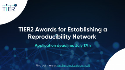 International Project  TIER2  Awards for Establishing a Reproducibility Network