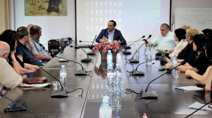 ფონდის   გენერალური დირექტორის შეხვედრა სამეცნიერო-კვლევითი ინსტიტუტების წარმომადგენლებთან  