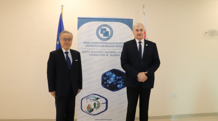 რუსთაველის სამეცნიერო ფონდში იაპონიის ელჩს უმასპინძლეს