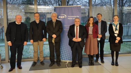  Meeting with  the head of the Foundation for Polish Science and the director of the POLONIKA Institute 