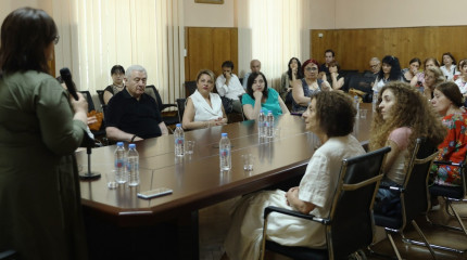 პროექტის „ქართული მწერლობა მსოფლიოს მასშტაბით“ პრეზენტაცია 