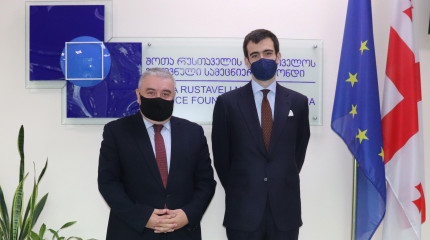 ესპანეთის საქმეთა რწმუნებულის ვიზიტი რუსთაველის სამეცნიერო ფონდში