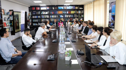 რუსთაველის ფონდში ახალგაზრდა მეცნიერებსა და STARMUS -ის საორგანიზაციო ჯგუფს შორის შეხვედრა გაიმართა