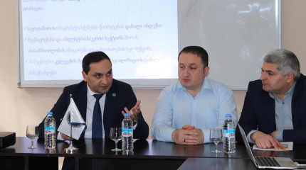 ფონდის გენერალური დირექტორის ვიზიტი გორის სახელმწიფო სასწავლო უნივერსიტეტში 