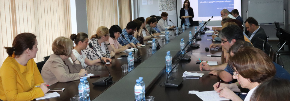 Meeting with the representatives of the Ministries of Georgia in terms of Research promotion and commercialization