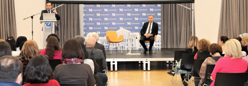 Meeting at Caucasus University 
