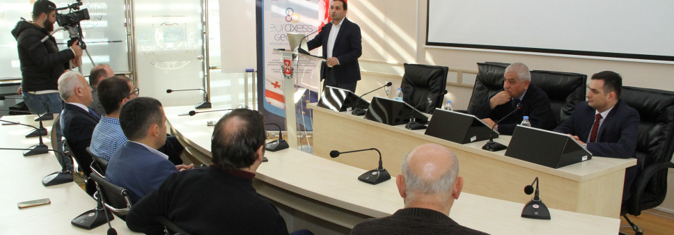 Meeting of the Director General of Rustaveli Foundation at Georgian University