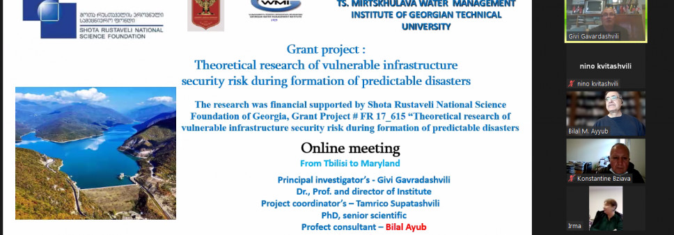 “Theoretical research of vulnerable infrastructure security risk during formation of predictable disasters“ 