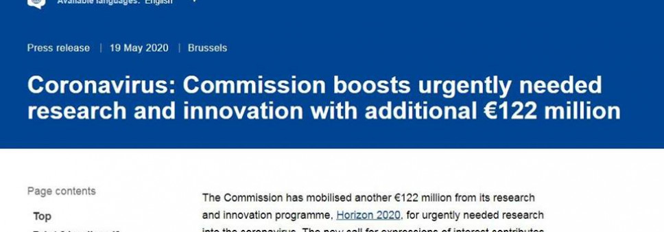 2nd Special Call for Expression of Interest to Respond to Coronavirus