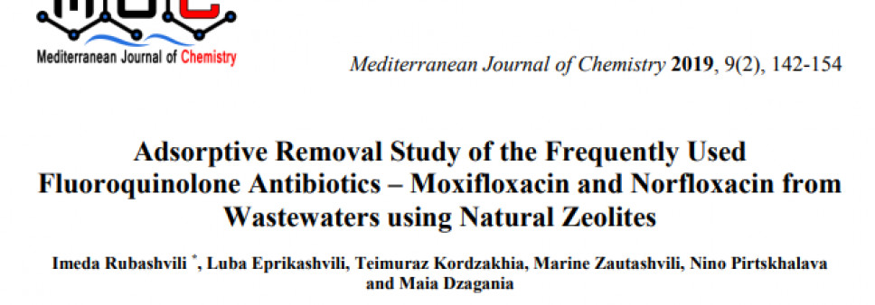 Adsorptive Removal Study of the Frequently Used Fluoroquinolone Antibiotics – Moxifloxacin and Norfloxacin from Wastewaters using Natural Zeolites