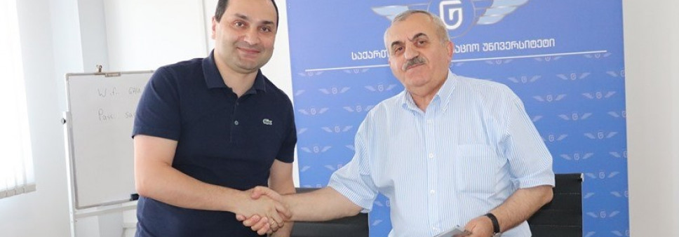 Georgian Aviation University hosted the Director General of Shota Rustaveli National Science Foundation of Georgia