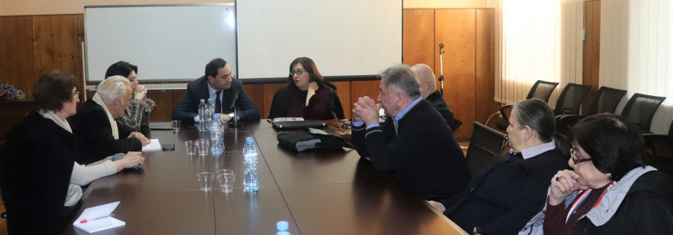Meeting at the Institute of Georgian Literature 