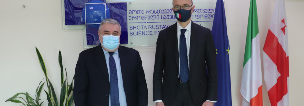 საქართველოში იტალიის საგანგებო და სრულუფლებიან ელჩთან შეხვედრა
