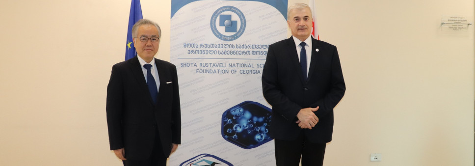 რუსთაველის სამეცნიერო ფონდში იაპონიის ელჩს უმასპინძლეს