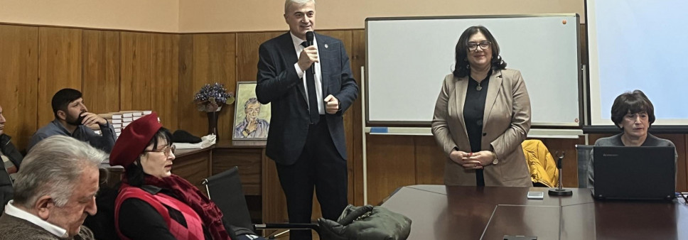   Presentation of the Monograph  “Identifying  Cultural Intersections in the works of Shota Rustaveli and Nizami Ganjavi”  