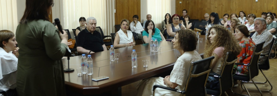 პროექტის „ქართული მწერლობა მსოფლიოს მასშტაბით“ პრეზენტაცია 