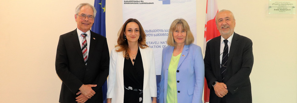 Shota Rustaveli National Science Foundation of Georgia has hosted representatives of the German Research Foundation
