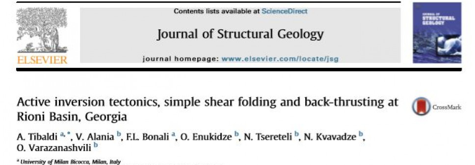 Active inversion tectonics, simple shear folding and back -thrusting  at Rioni Basin, Georgia
