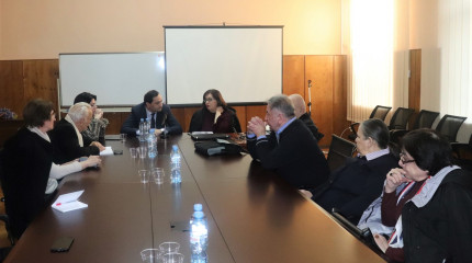 Meeting at the Institute of Georgian Literature 